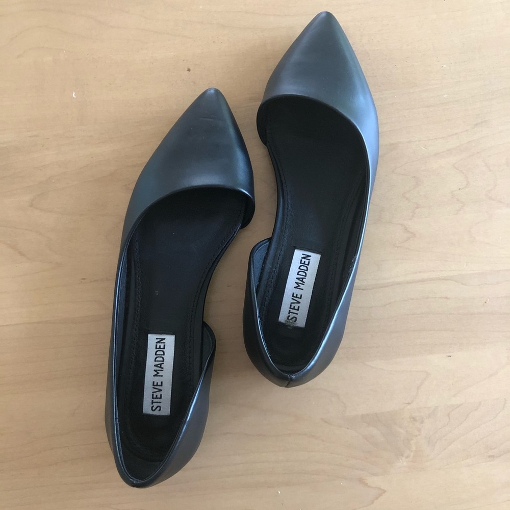 Steve Madden Audriana d’Orsay black flats